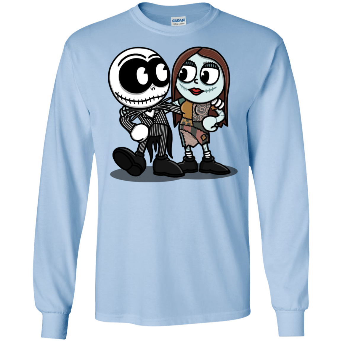 T-Shirts Light Blue / S Skullhead Men's Long Sleeve T-Shirt