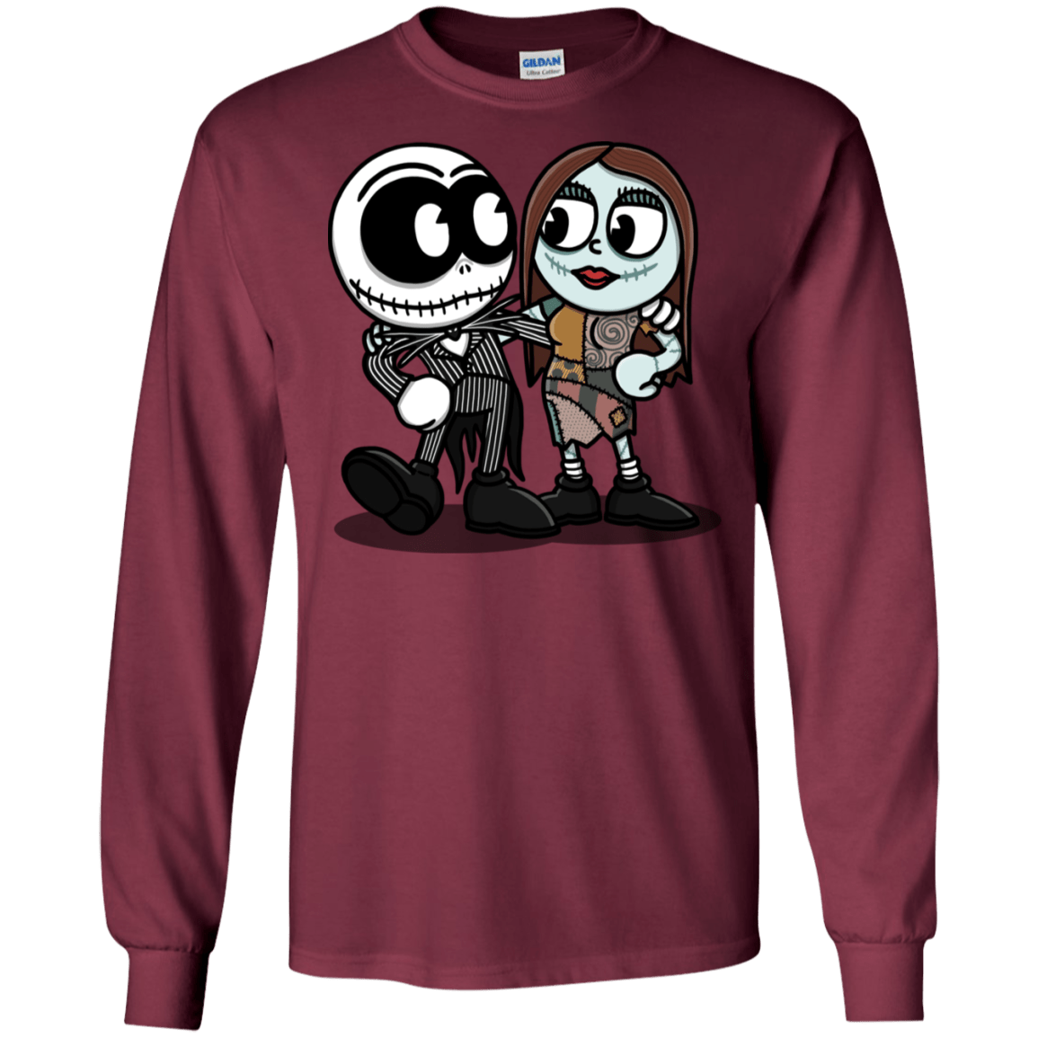 T-Shirts Maroon / S Skullhead Men's Long Sleeve T-Shirt