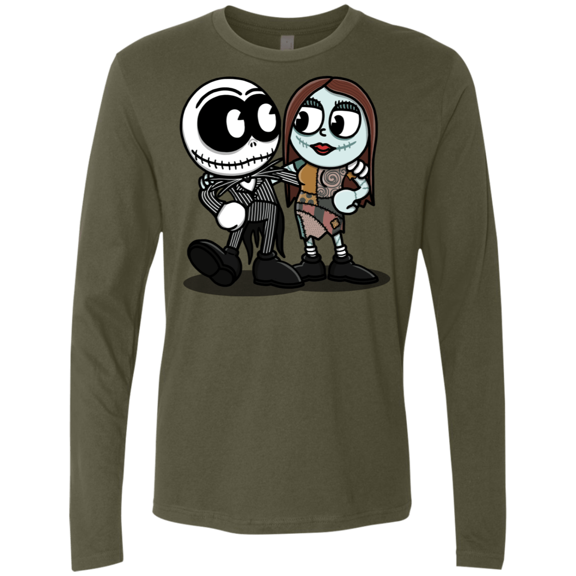 T-Shirts Military Green / S Skullhead Men's Premium Long Sleeve