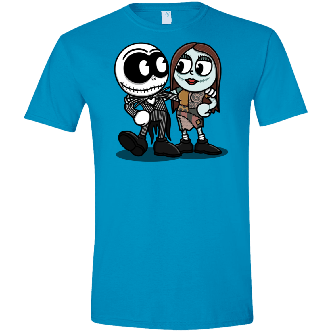 T-Shirts Sapphire / S Skullhead Men's Semi-Fitted Softstyle