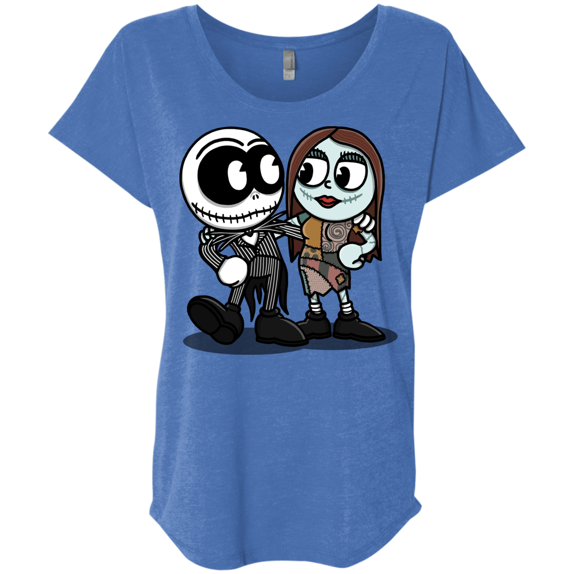 T-Shirts Vintage Royal / X-Small Skullhead Triblend Dolman Sleeve