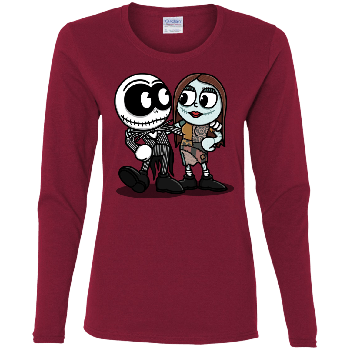 T-Shirts Cardinal / S Skullhead Women's Long Sleeve T-Shirt