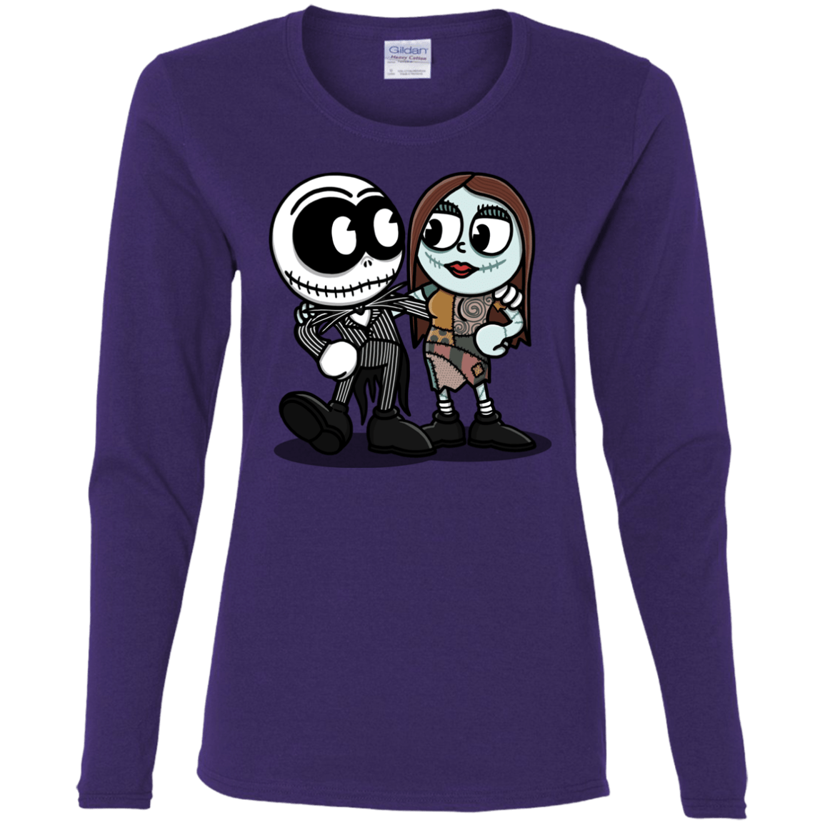 T-Shirts Purple / S Skullhead Women's Long Sleeve T-Shirt