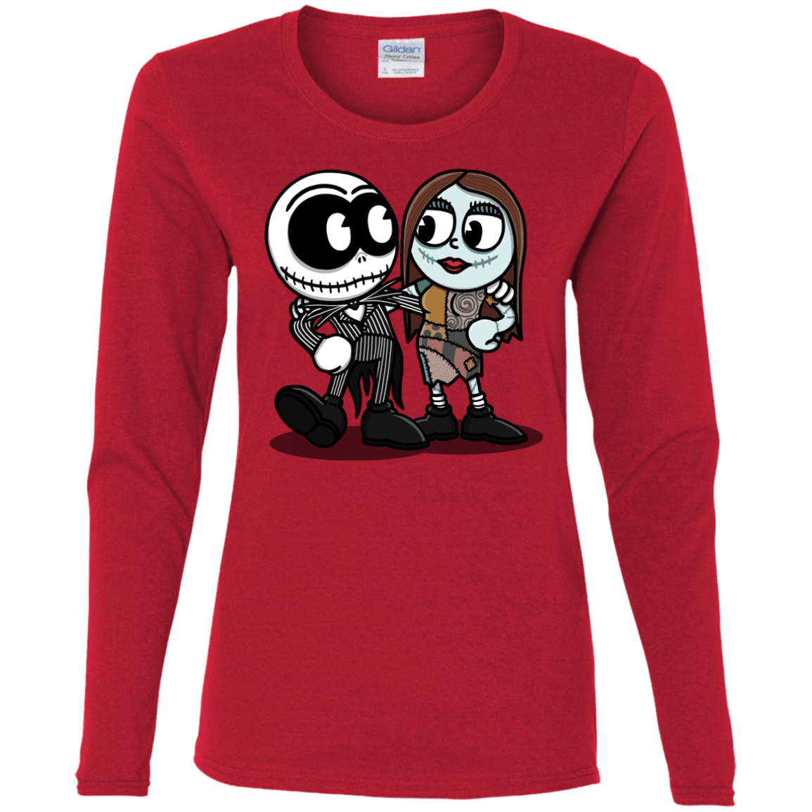 T-Shirts Red / S Skullhead Women's Long Sleeve T-Shirt
