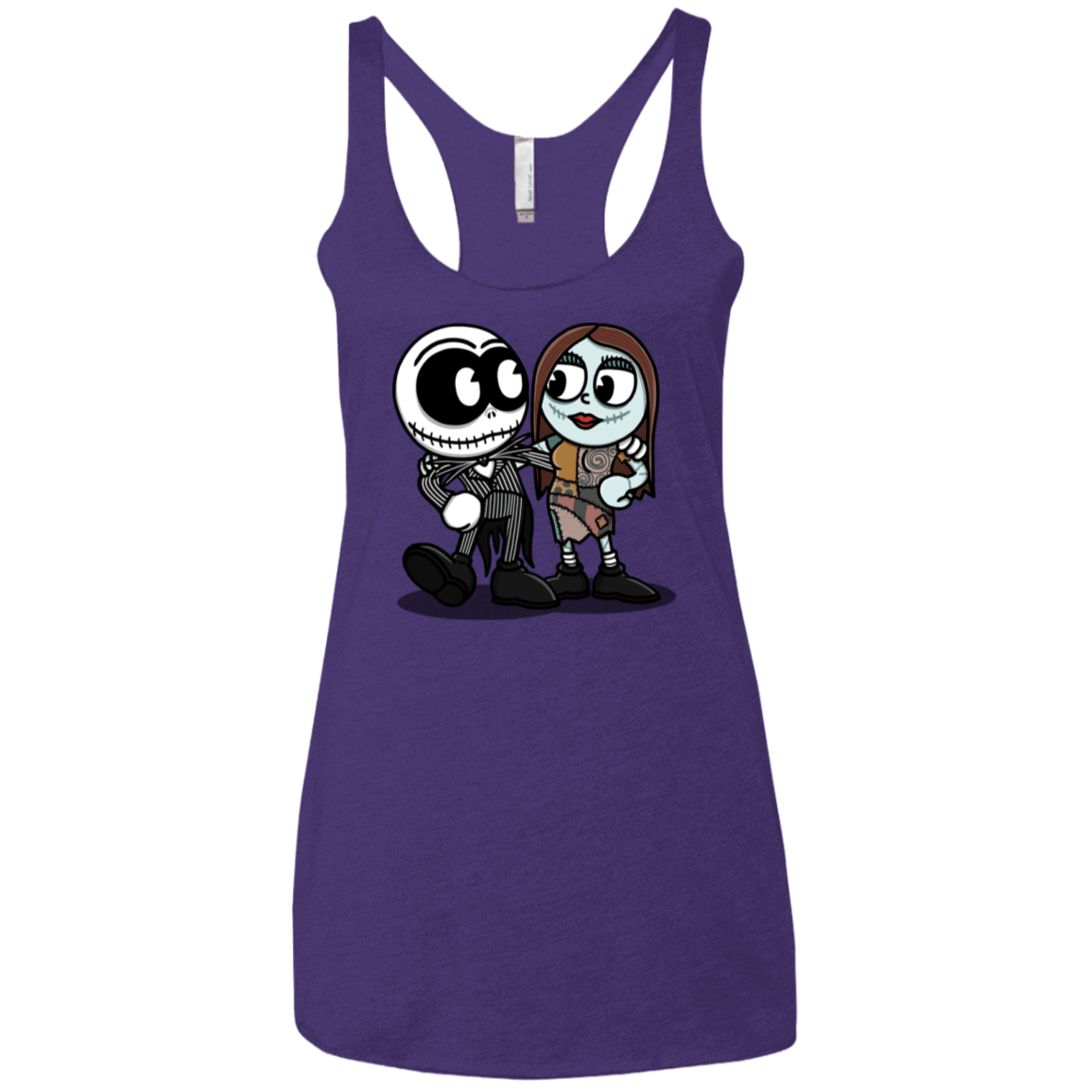 T-Shirts Purple Rush / X-Small Skullhead Women's Triblend Racerback Tank