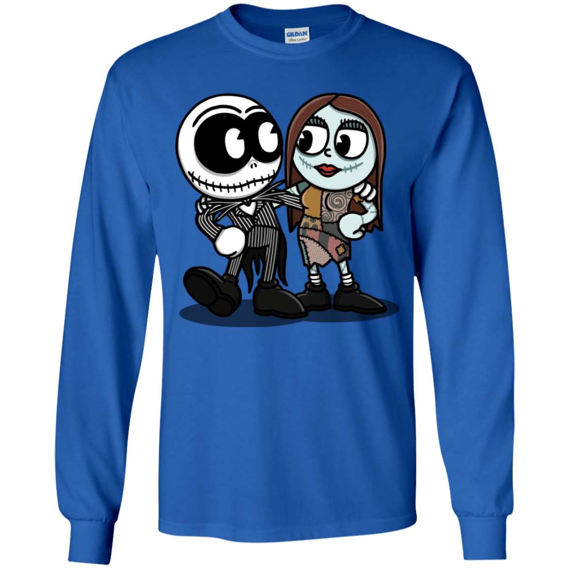 T-Shirts Royal / YS Skullhead Youth Long Sleeve T-Shirt