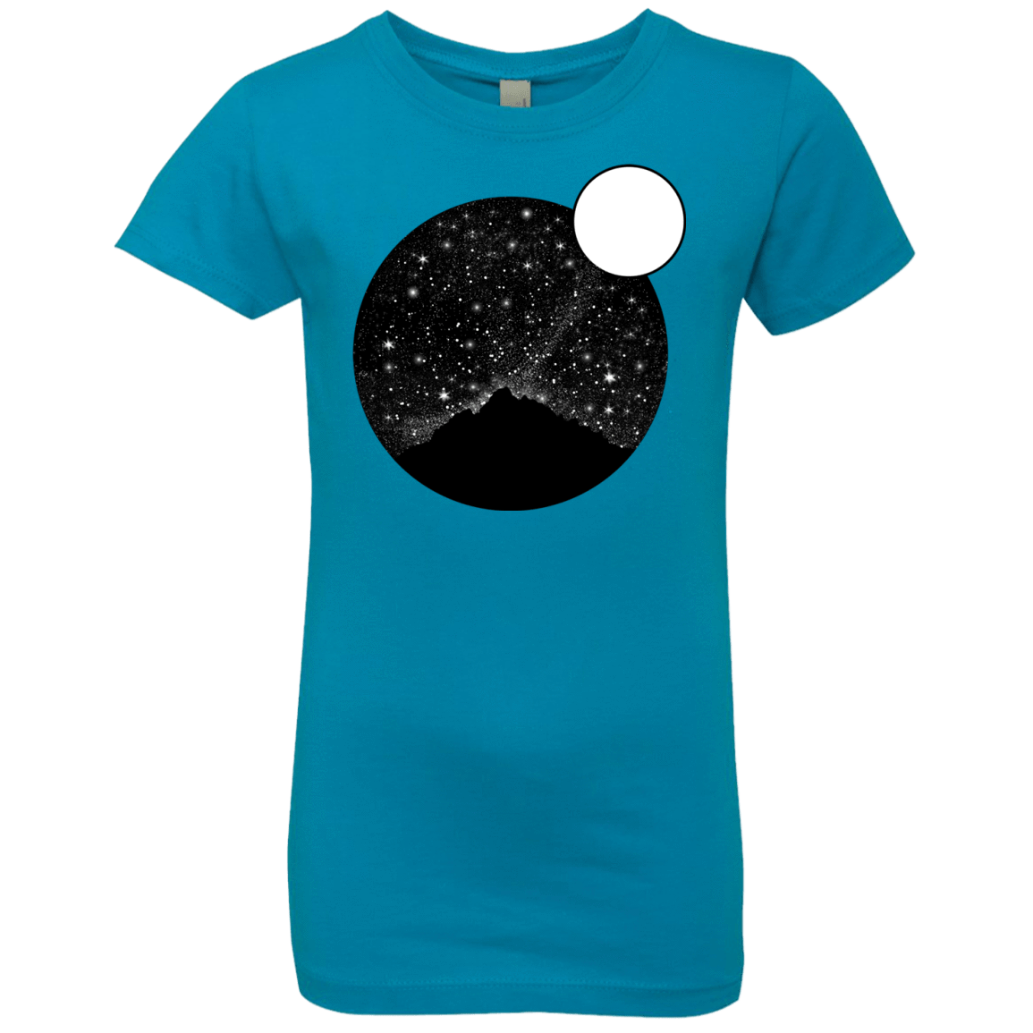 T-Shirts Turquoise / YXS Sky Full of Stars Girls Premium T-Shirt