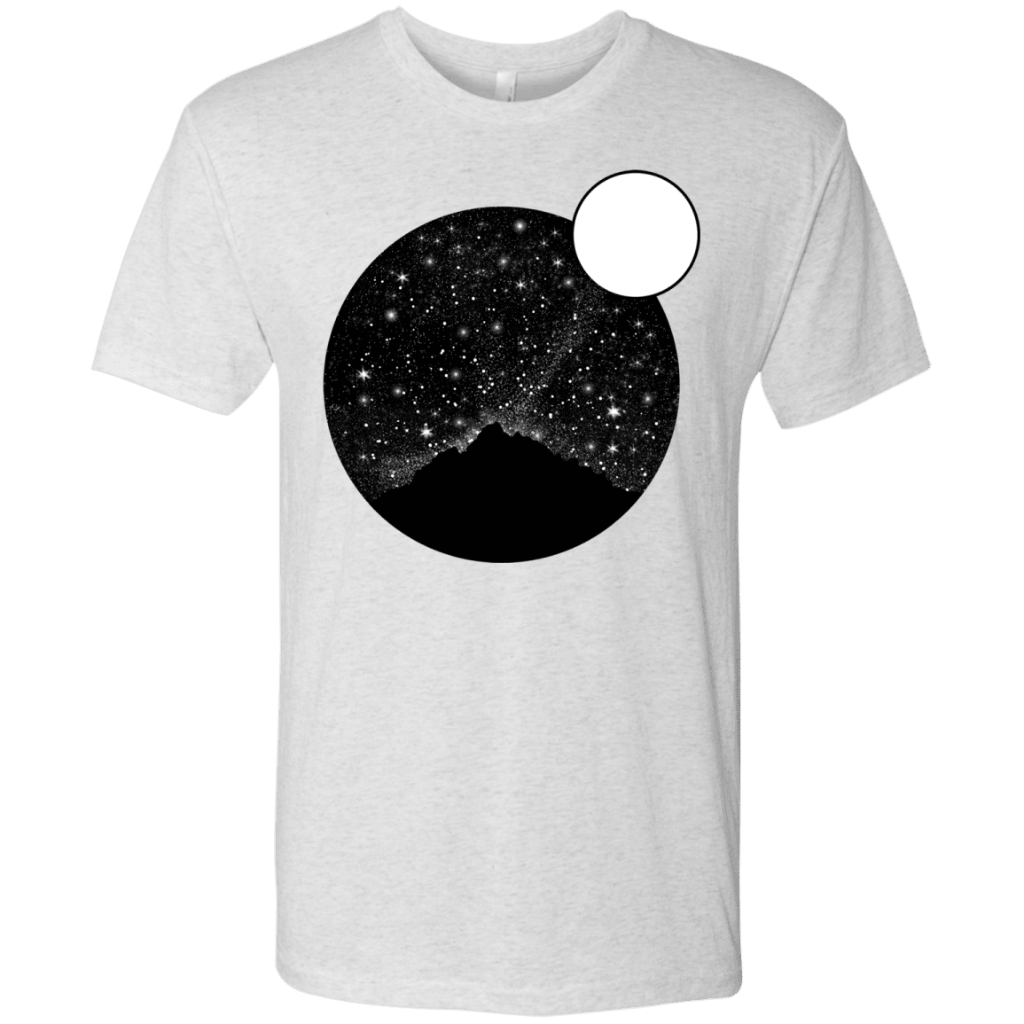 T-Shirts Heather White / S Sky Full of Stars Men's Triblend T-Shirt