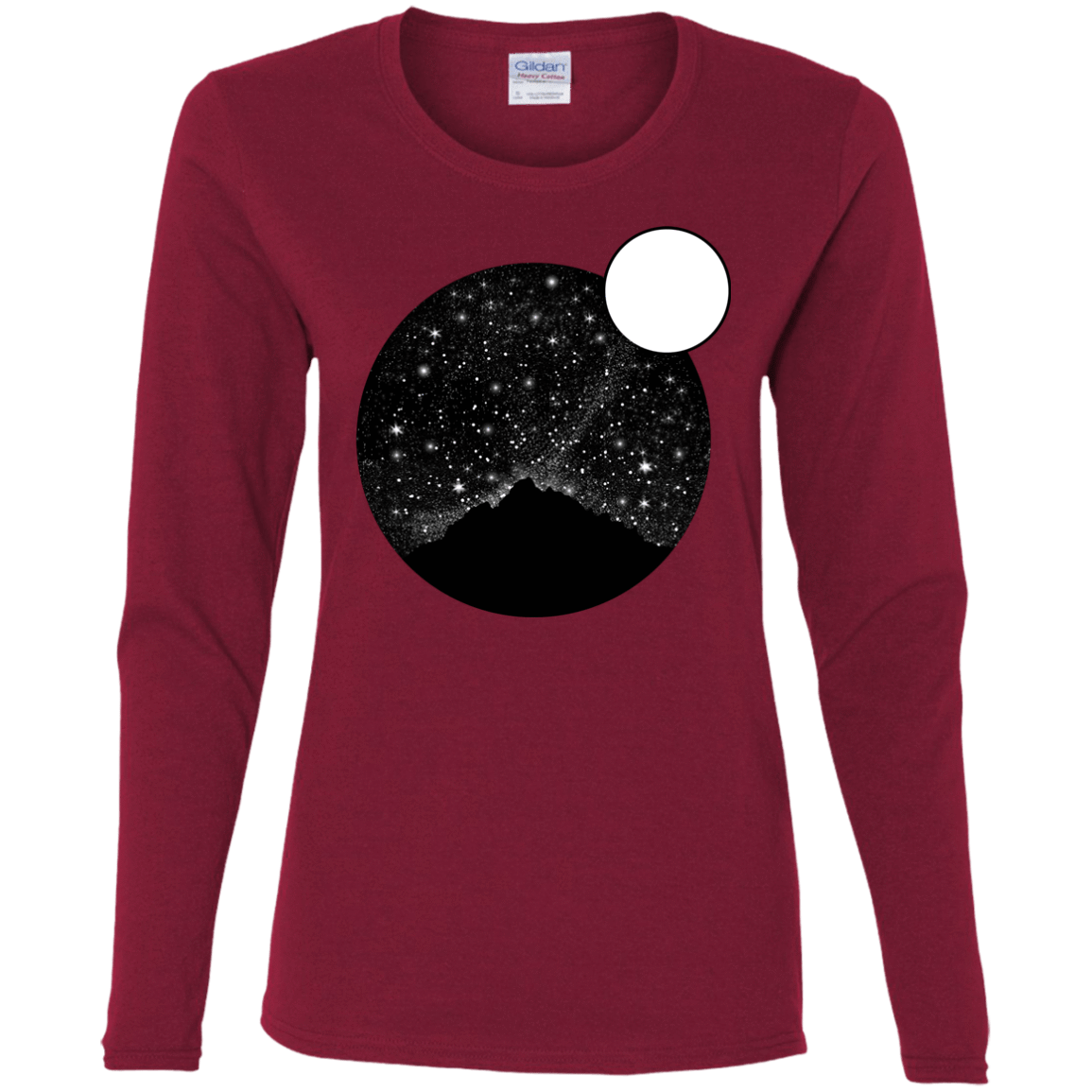 T-Shirts Cardinal / S Sky Full of Stars Women's Long Sleeve T-Shirt