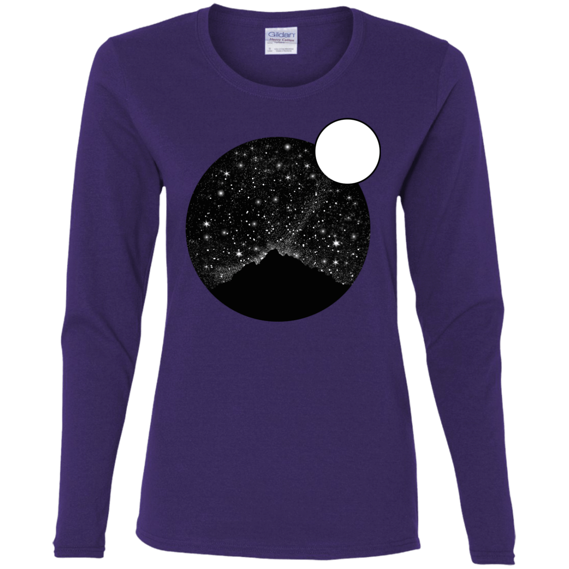 T-Shirts Purple / S Sky Full of Stars Women's Long Sleeve T-Shirt
