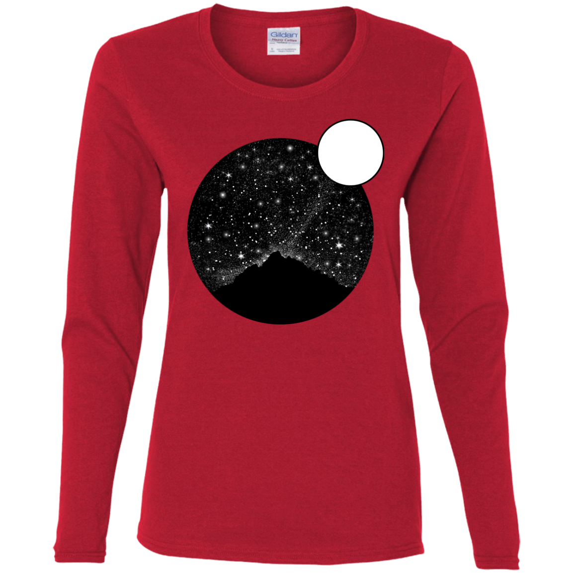 T-Shirts Red / S Sky Full of Stars Women's Long Sleeve T-Shirt