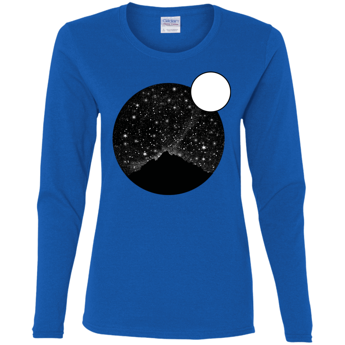 T-Shirts Royal / S Sky Full of Stars Women's Long Sleeve T-Shirt