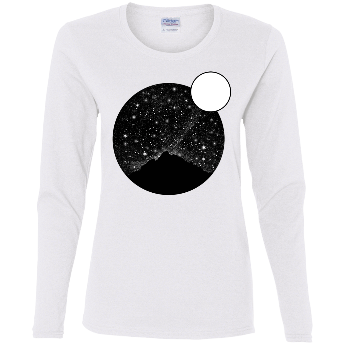 T-Shirts White / S Sky Full of Stars Women's Long Sleeve T-Shirt