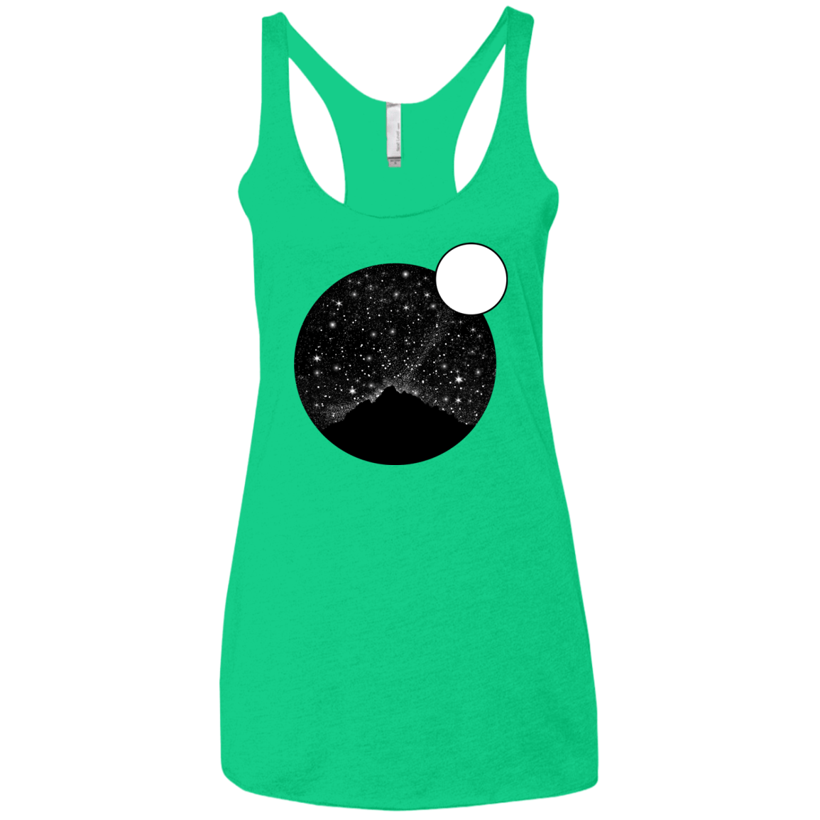 Sky Full of Stars Women's Triblend Racerback Tank