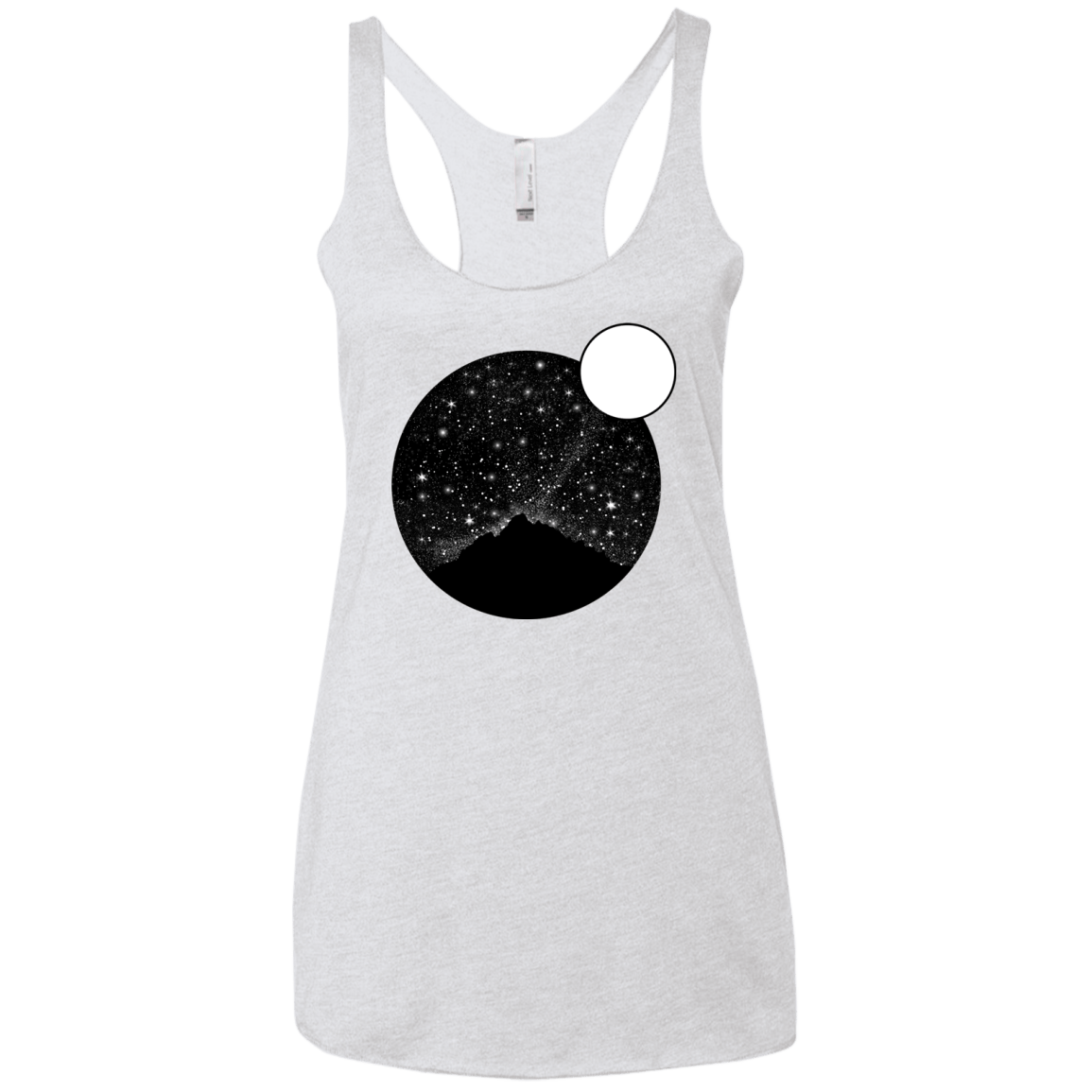 Sky Full of Stars Women's Triblend Racerback Tank