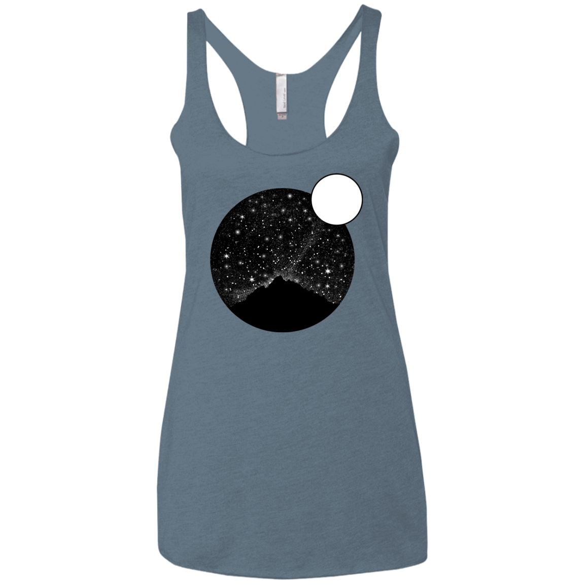 Sky Full of Stars Women's Triblend Racerback Tank