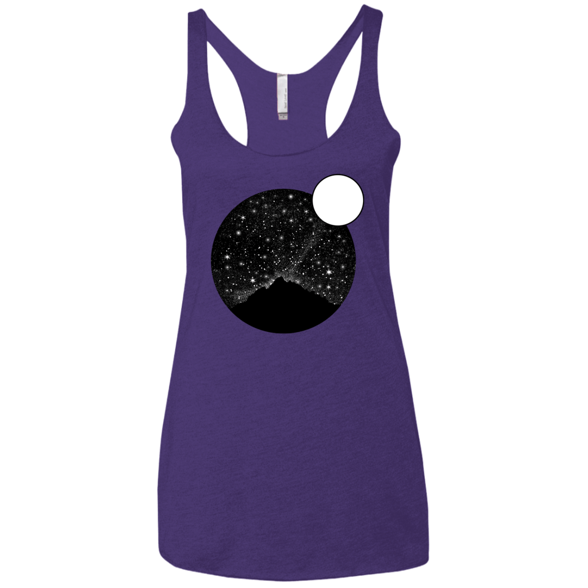 Sky Full of Stars Women's Triblend Racerback Tank