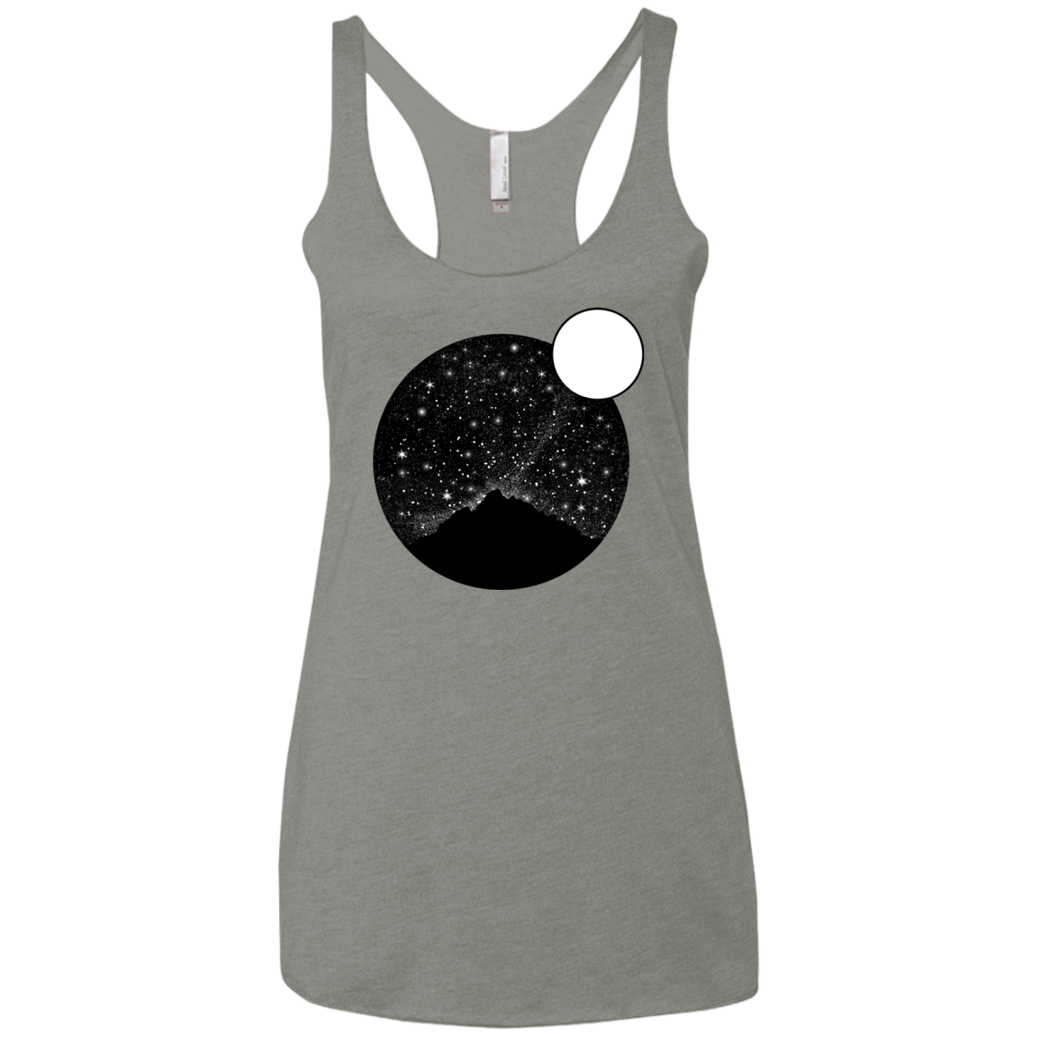 Sky Full of Stars Women's Triblend Racerback Tank