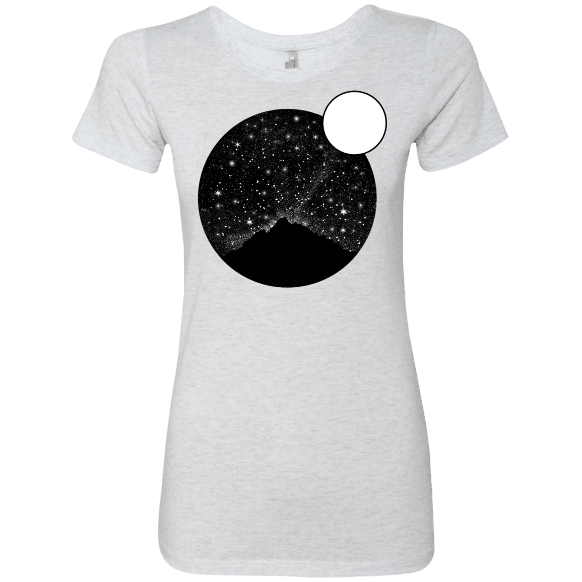 T-Shirts Heather White / S Sky Full of Stars Women's Triblend T-Shirt