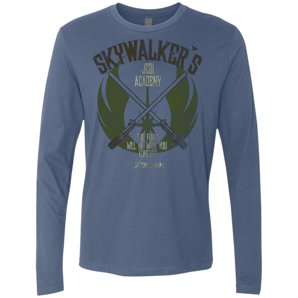 T-Shirts Indigo / Small Skywalker's Jedi Academy Men's Premium Long Sleeve