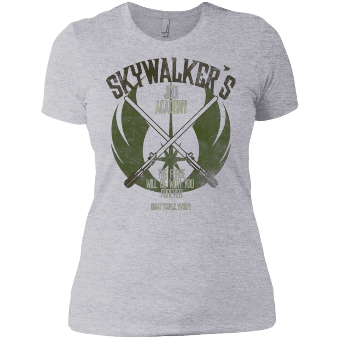 T-Shirts Heather Grey / X-Small Skywalker's Jedi Academy Women's Premium T-Shirt