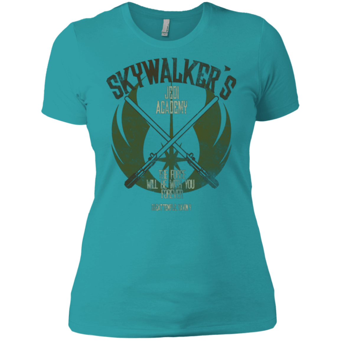 T-Shirts Tahiti Blue / X-Small Skywalker's Jedi Academy Women's Premium T-Shirt