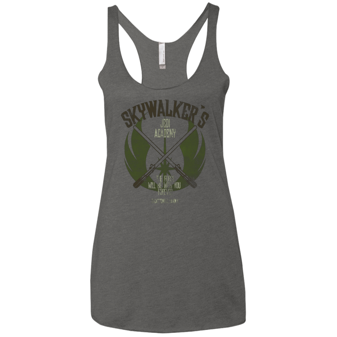 T-Shirts Premium Heather / X-Small Skywalker's Jedi Academy Women's Triblend Racerback Tank