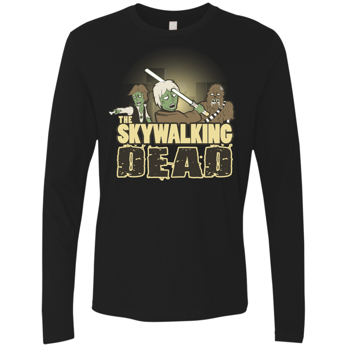 T-Shirts Black / Small Skywalking Dead Men's Premium Long Sleeve
