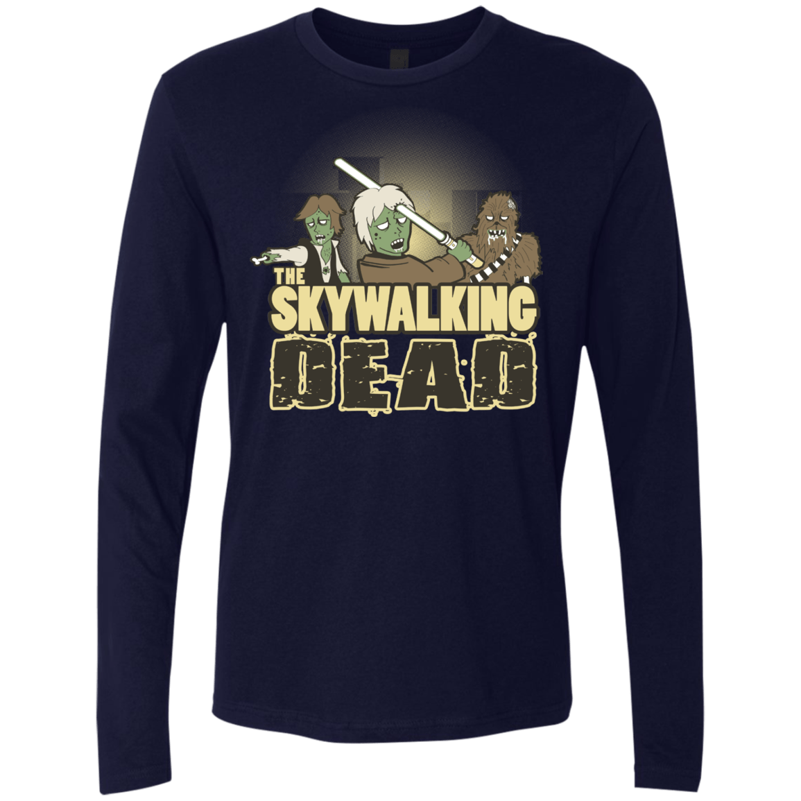 T-Shirts Midnight Navy / Small Skywalking Dead Men's Premium Long Sleeve