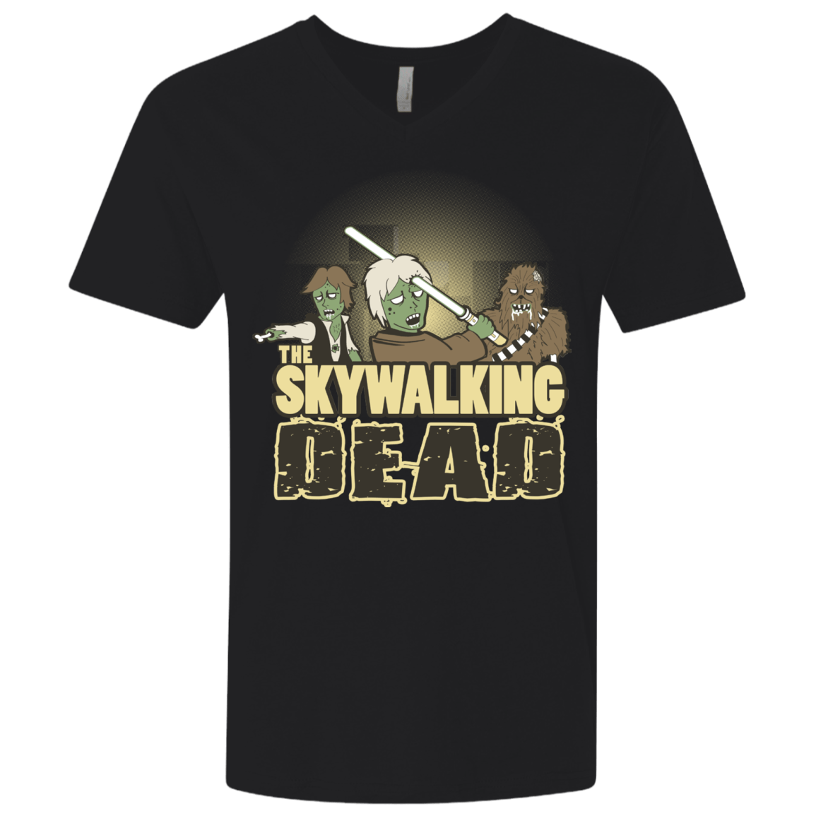 T-Shirts Black / X-Small Skywalking Dead Men's Premium V-Neck