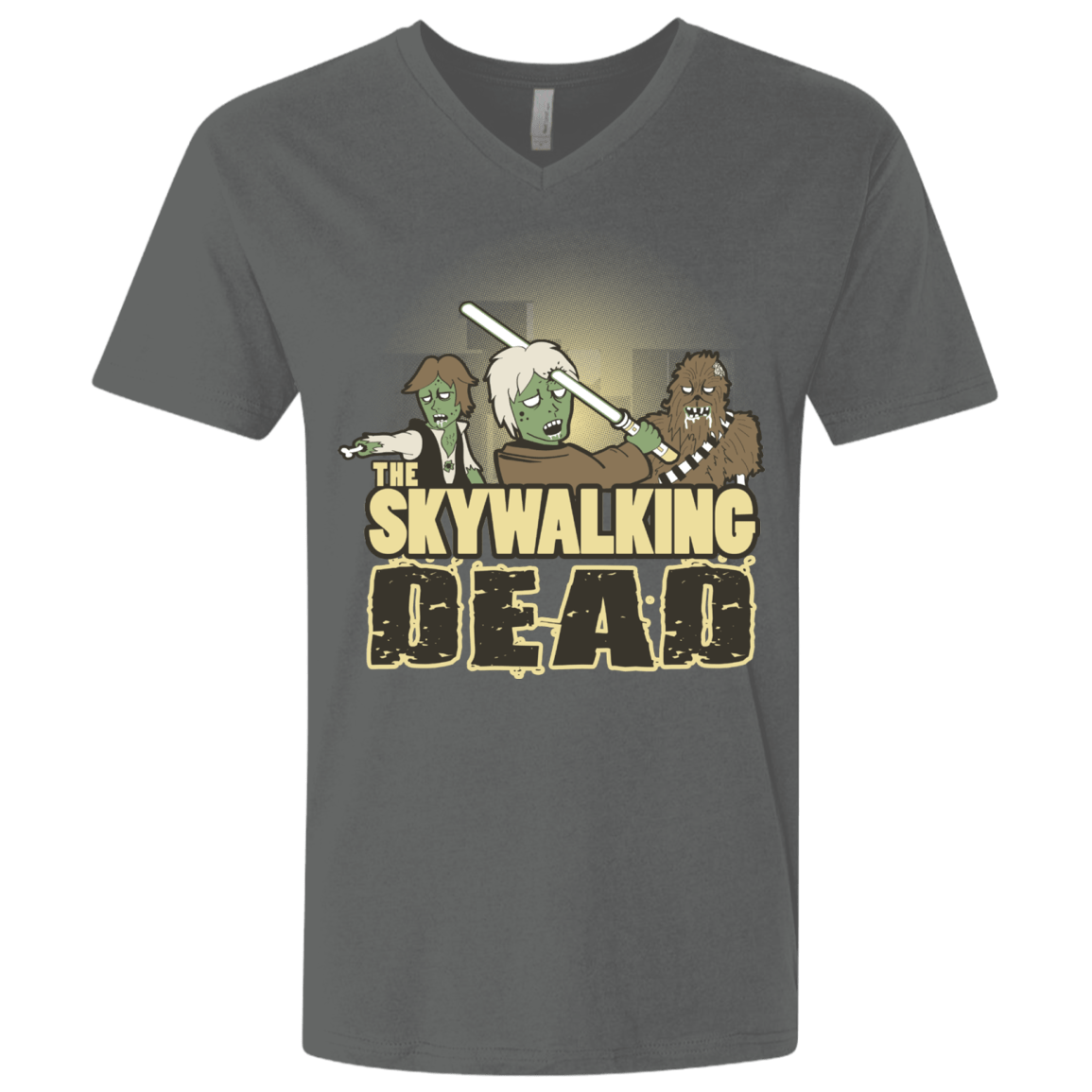 T-Shirts Heavy Metal / X-Small Skywalking Dead Men's Premium V-Neck