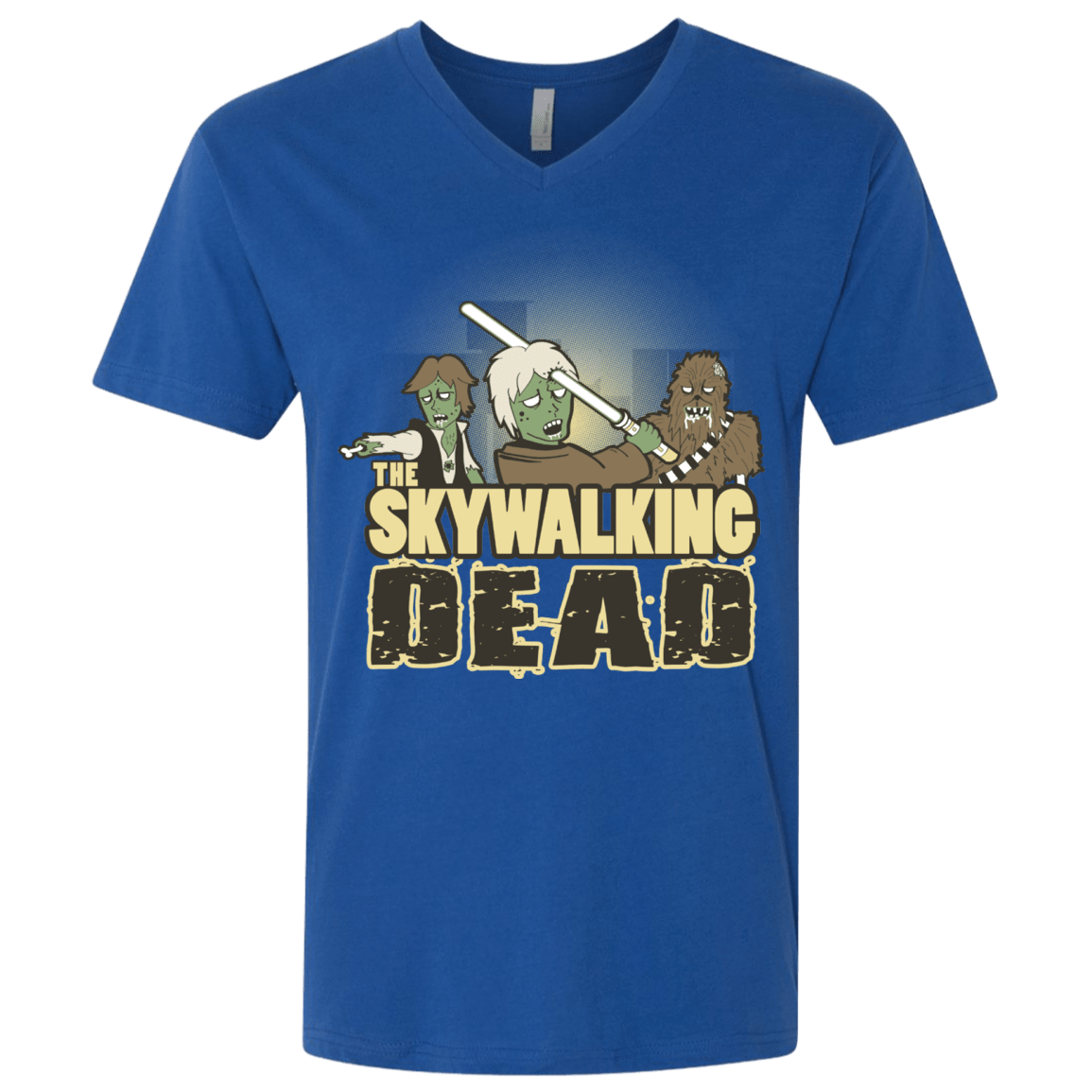 T-Shirts Royal / X-Small Skywalking Dead Men's Premium V-Neck