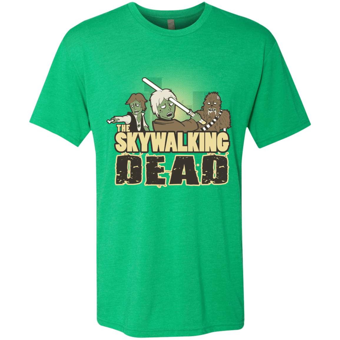 T-Shirts Envy / Small Skywalking Dead Men's Triblend T-Shirt