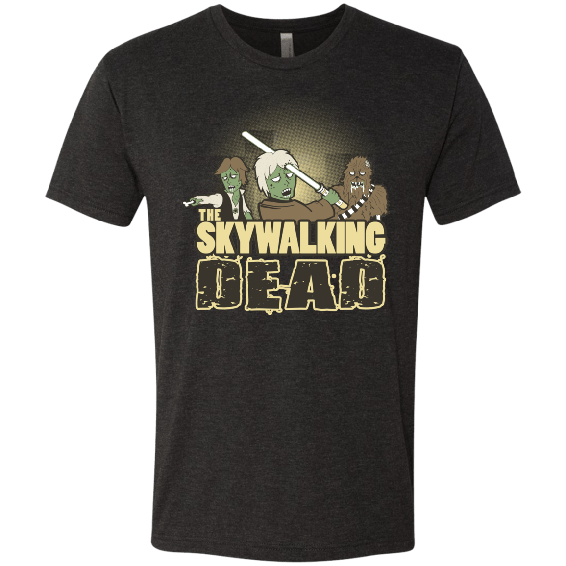 T-Shirts Vintage Black / Small Skywalking Dead Men's Triblend T-Shirt
