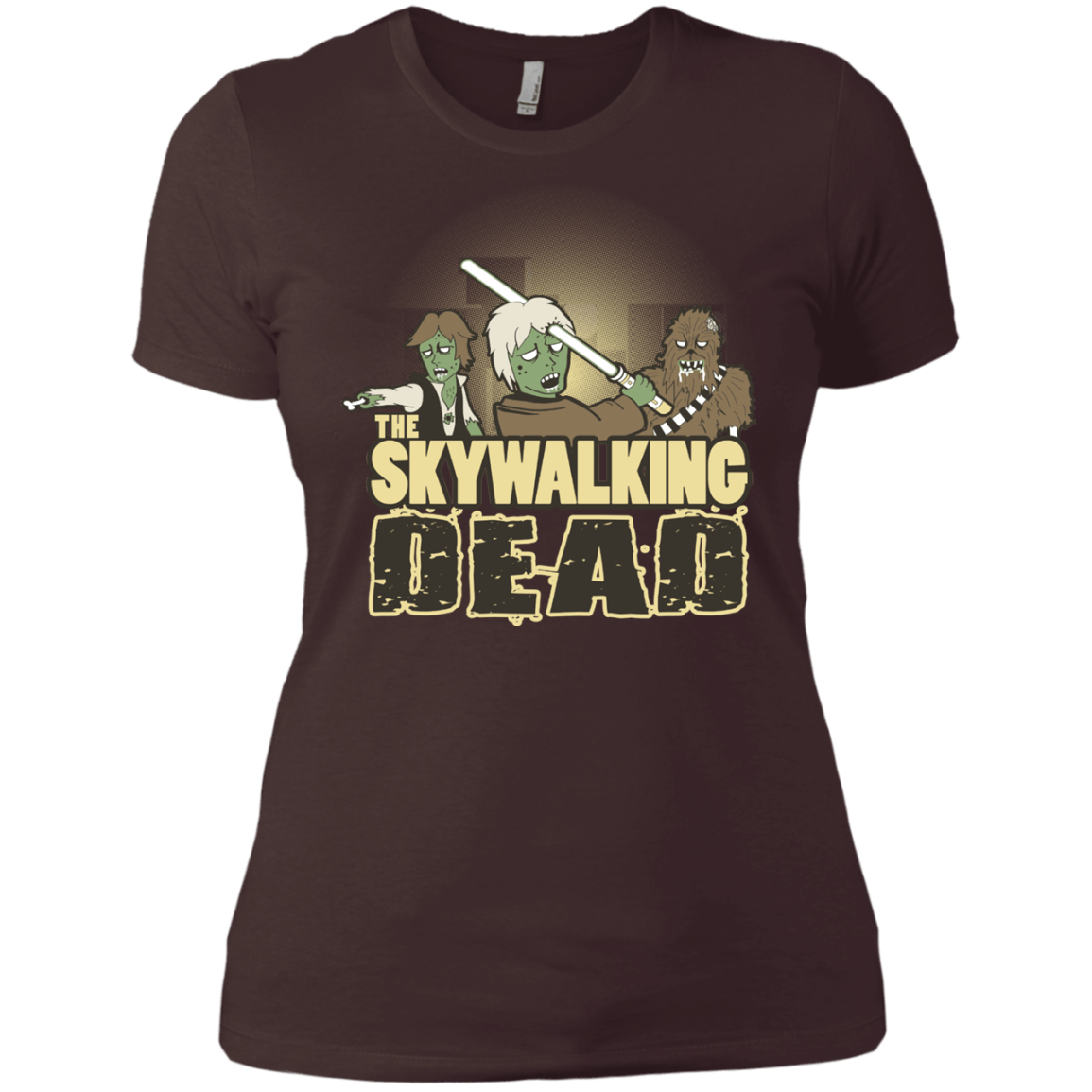 T-Shirts Dark Chocolate / X-Small Skywalking Dead Women's Premium T-Shirt