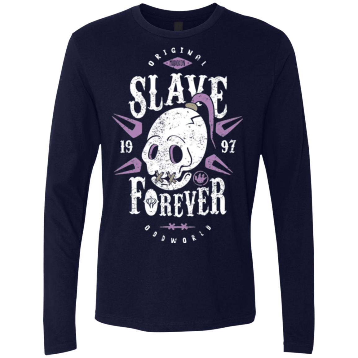 T-Shirts Midnight Navy / Small Slave Forever Men's Premium Long Sleeve