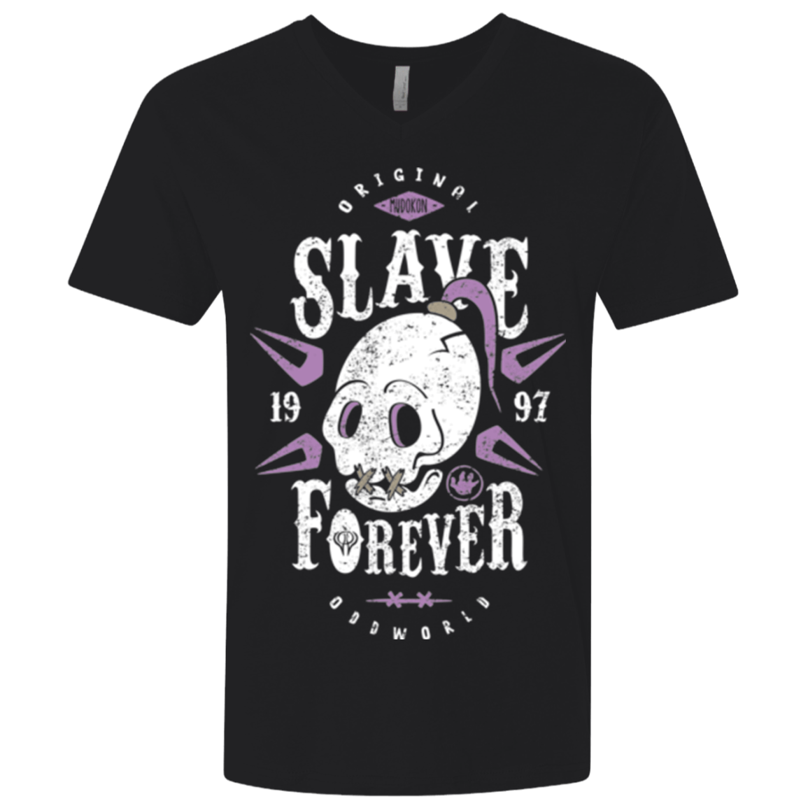 T-Shirts Black / X-Small Slave Forever Men's Premium V-Neck