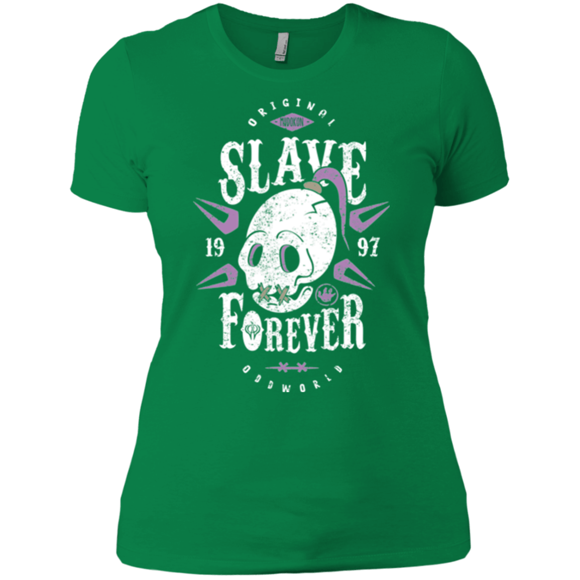 T-Shirts Kelly Green / X-Small Slave Forever Women's Premium T-Shirt