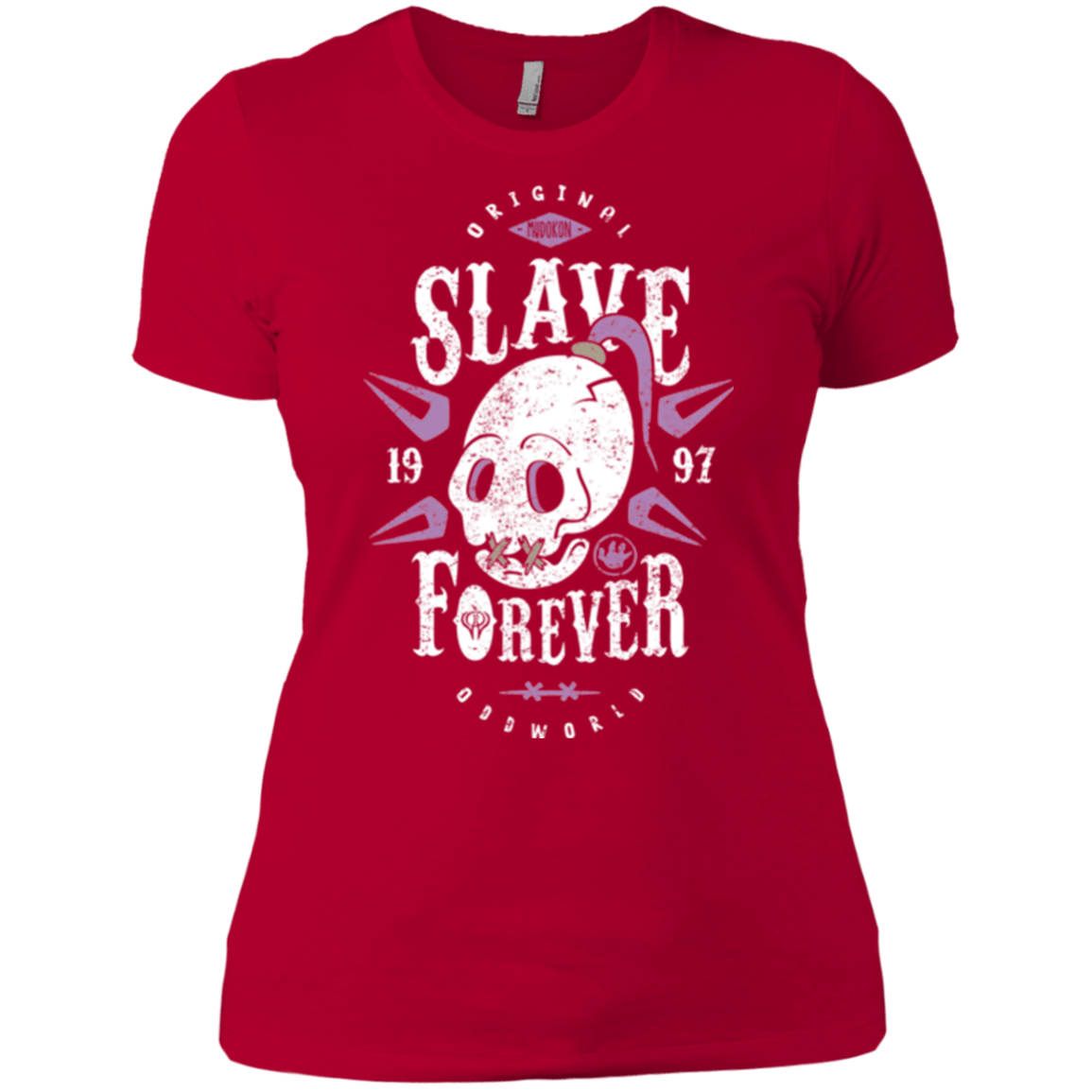 T-Shirts Red / X-Small Slave Forever Women's Premium T-Shirt