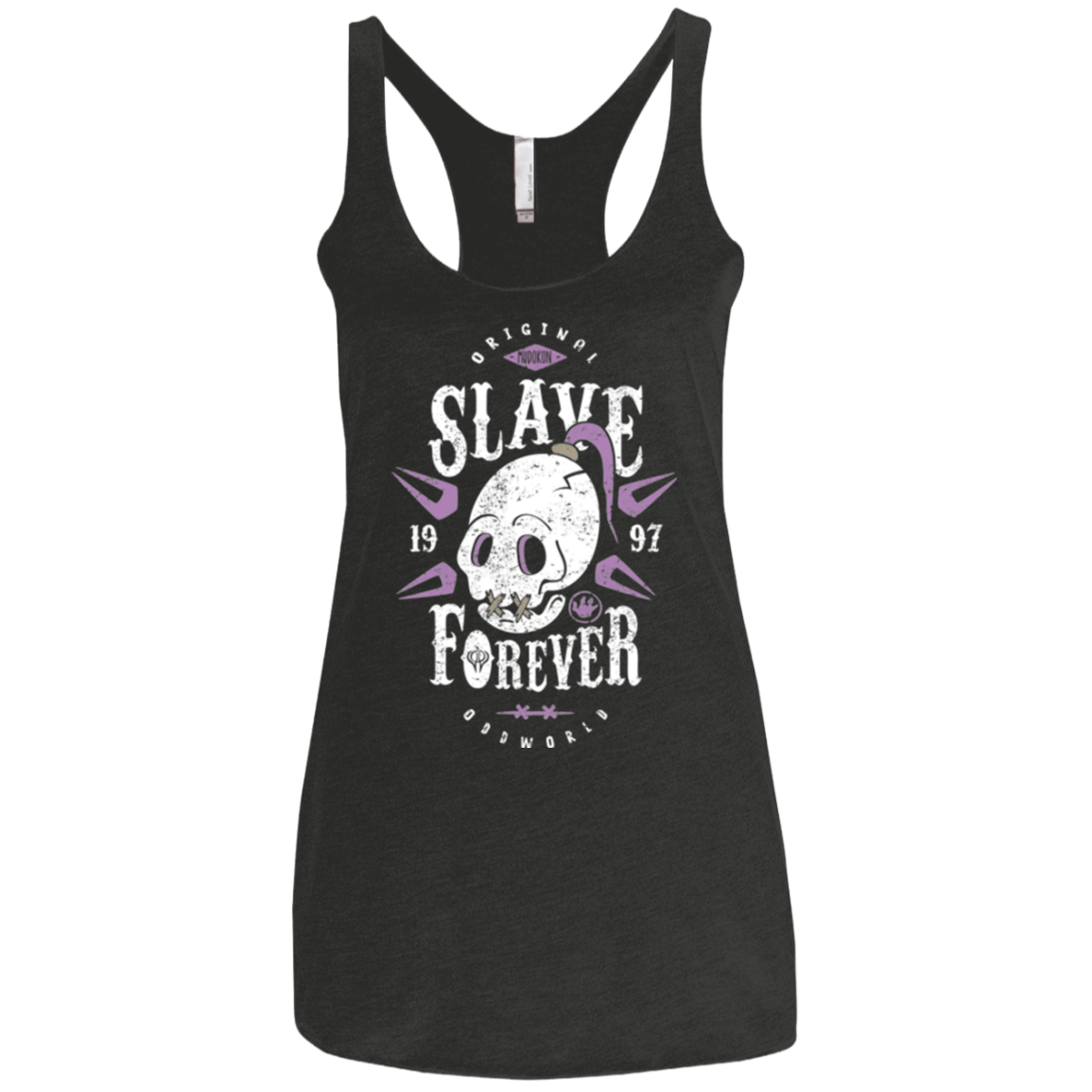 T-Shirts Vintage Black / X-Small Slave Forever Women's Triblend Racerback Tank