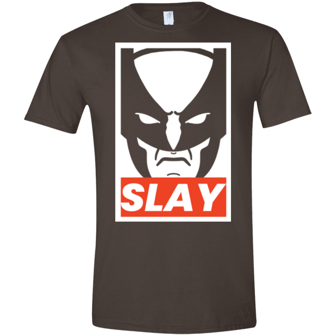 T-Shirts Dark Chocolate / S SLAY Men's Semi-Fitted Softstyle