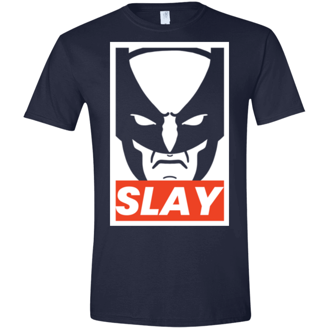 T-Shirts Navy / X-Small SLAY Men's Semi-Fitted Softstyle