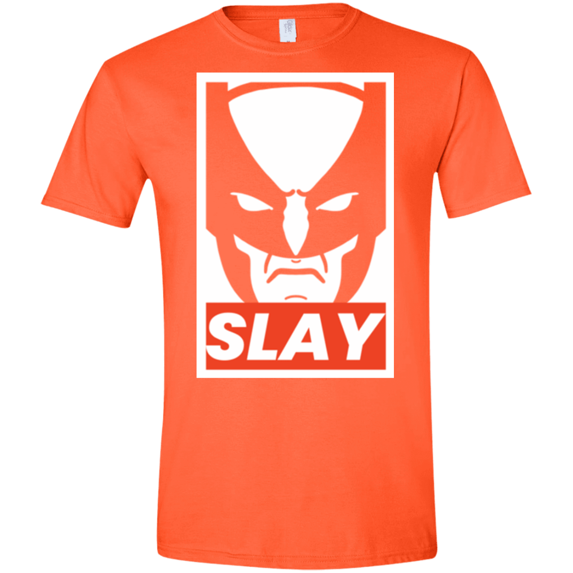 T-Shirts Orange / S SLAY Men's Semi-Fitted Softstyle