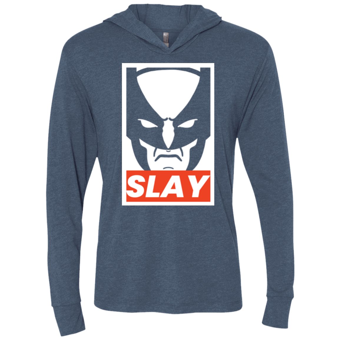 SLAY Triblend Long Sleeve Hoodie Tee