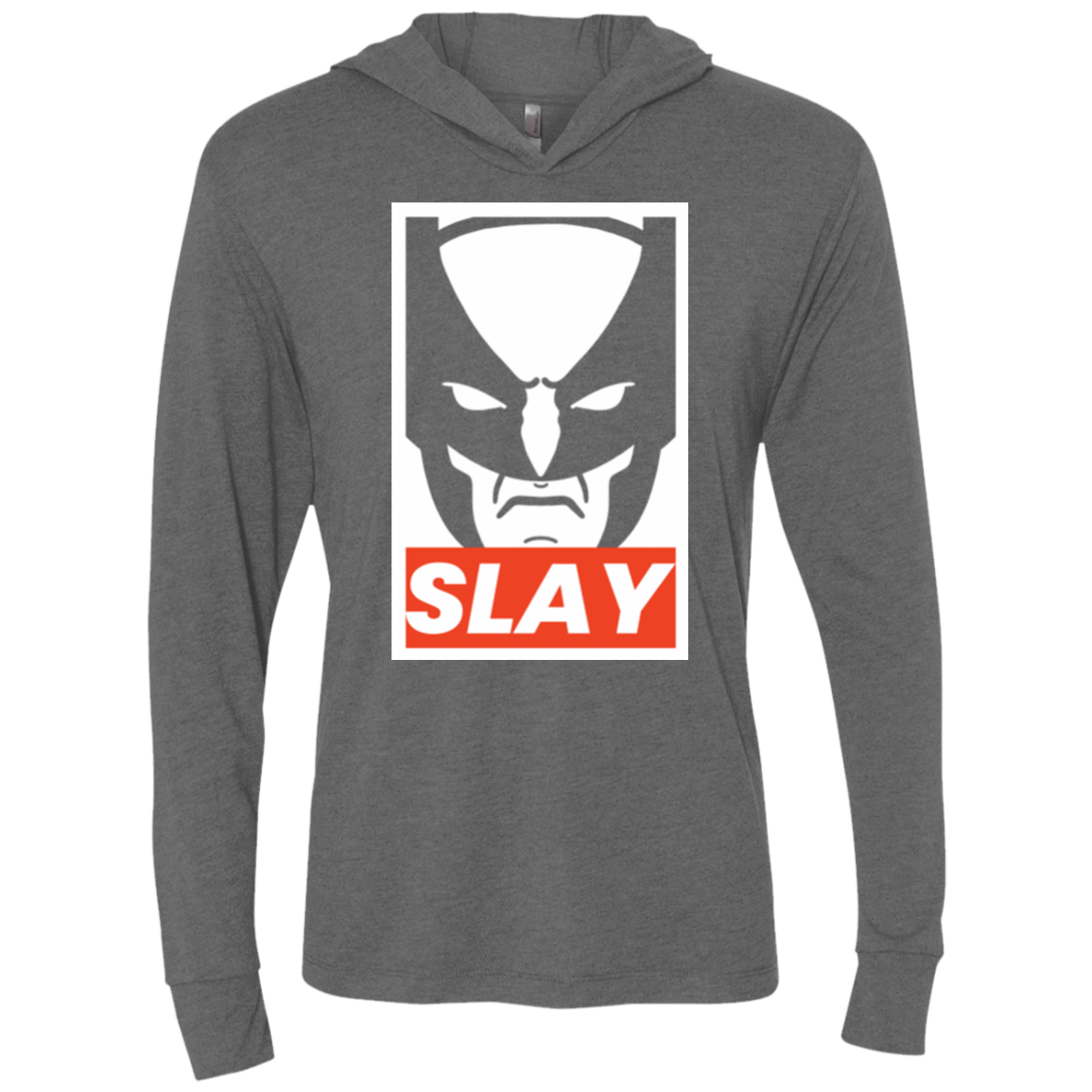 SLAY Triblend Long Sleeve Hoodie Tee
