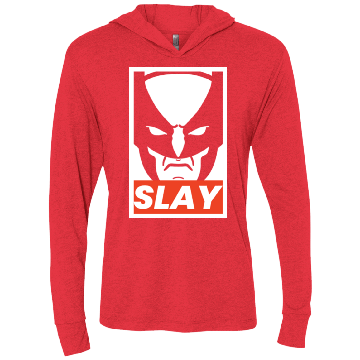 T-Shirts Vintage Red / X-Small SLAY Triblend Long Sleeve Hoodie Tee
