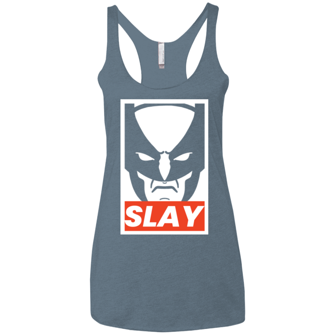 SLAY Women's Triblend Racerback Tank