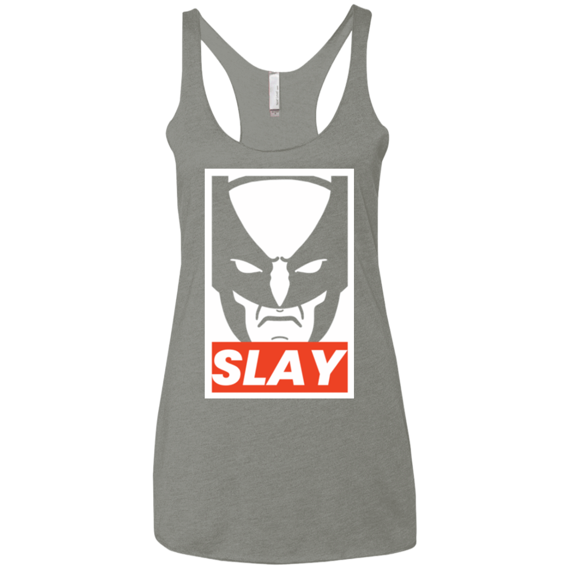 T-Shirts Venetian Grey / X-Small SLAY Women's Triblend Racerback Tank