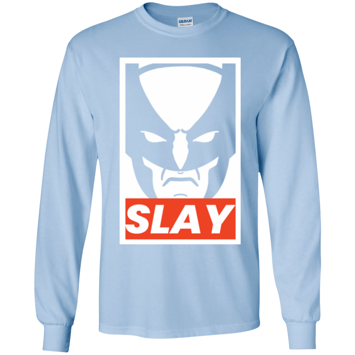 T-Shirts Light Blue / YS SLAY Youth Long Sleeve T-Shirt