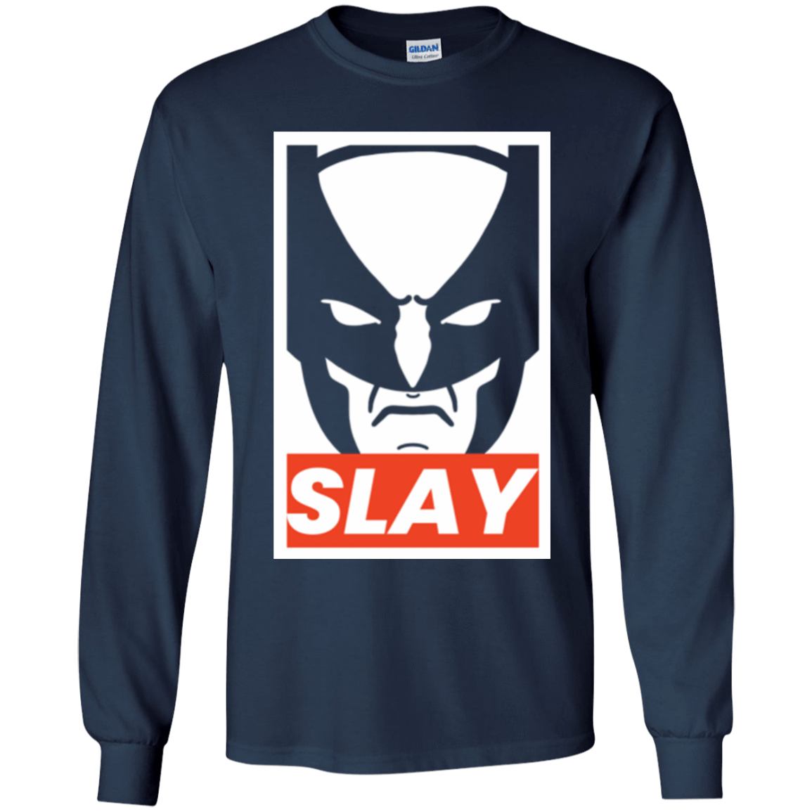 T-Shirts Navy / YS SLAY Youth Long Sleeve T-Shirt